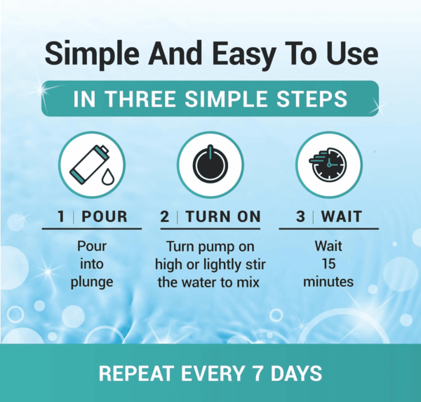 3In1 Weekly Cold Plunge Water Treatment - Cleaner, Clarifier, and Softener for Cold Plunge and Ice Bath - Water Stabilizer for Fresh, Crystal Clear Water - Made in USA (32Oz) - Image 9
