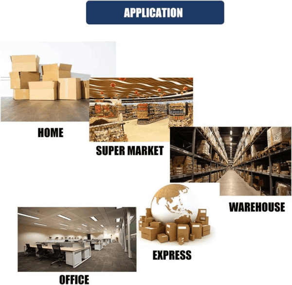 P  Heavy Duty Packing Tape 36 Rolls, Total 2160Y, Clear, 2.7 Mil, 1.88 Inch X 60 Yards, Ultra Strong, Refill for Packaging and Shipping - Image 6