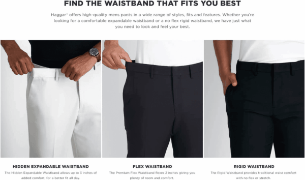 Men'S Premium Comfort Classic Fit Pleat Front Dress Pant (Regular and Big & Tall Sizes) - Image 4