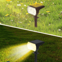 Solar Lights Outdoor Waterproof IP68, 3 Lighting Models Solar Powered Spot Lights Outdoor, 56LED Light Dusk to Dawn for Yard Patio Garden Pathway Landscape Lighting - Image 3