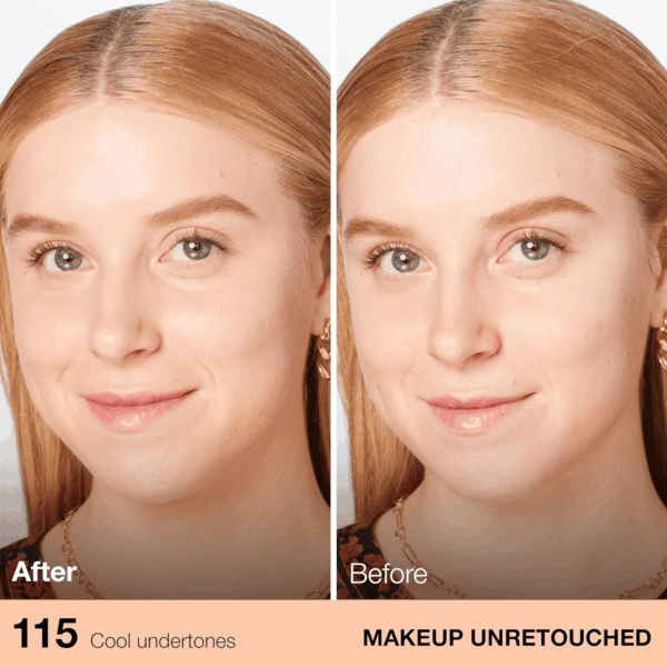 Fit Me Dewy + Smooth Liquid Foundation Makeup, Ivory, 1 Count (Packaging May Vary) - Image 3