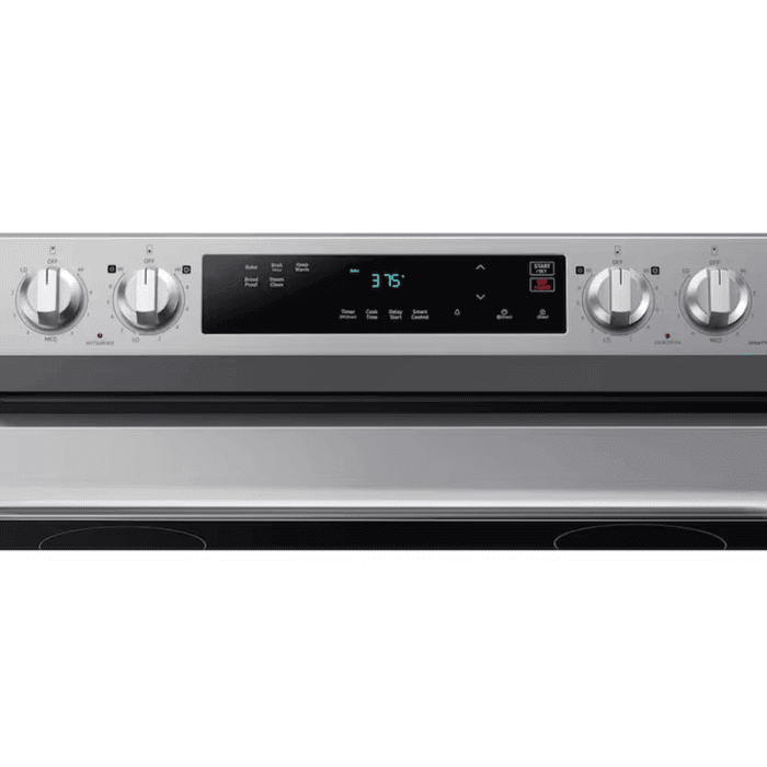 30-In Glass Top 4 Burners 6.3-Cu Ft Freestanding Electric Range ( Stainless Steel ) - Image 8