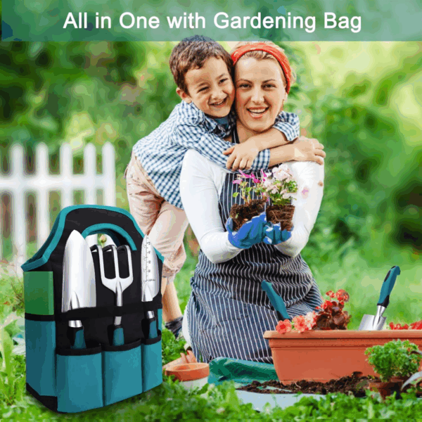 Garden Tools 7-Piece, Gardening Hand Tools, Gardening Tools Set with Rust-Proof,Stainless Steel, Aluminum Alloy Material, Gardening Supplies Set Ideal Gift - Image 6