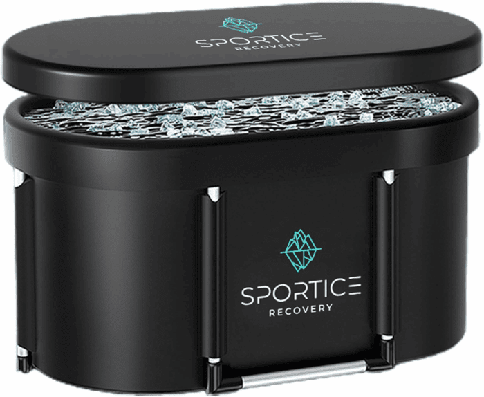 XL Ice Bath Tub for Athletes, 129 Gal Multi-Layered Cold Plunge Tub for Recovery – Portable Ice Bath for Home Gym, Indoor & Outdoor Use – Adult-Sized, Durable & Insulated Cold Therapy Tub