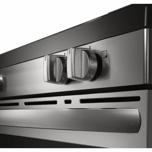 30-In Glass Top 5 Burners 5.3-Cu Ft Air Fry Convection Oven Freestanding Electric Range Stainless Steel ) - Image 6