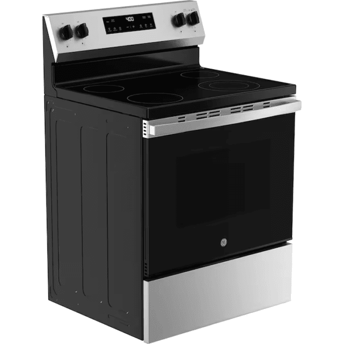 30-In Glass Top 4 Burners 5.3-Cu Ft Freestanding Electric Ran ( Stainless Steel ) - Image 14
