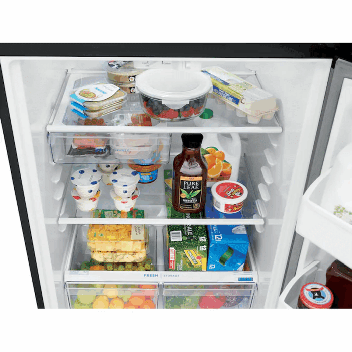 18.3-Cu Ft Top-Freezer Refrigerator ( Easycare Stainless Steel ) Garage Ready - Image 6