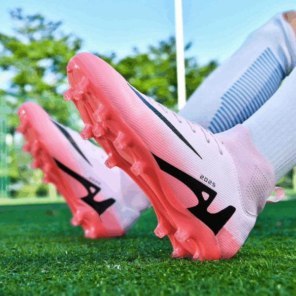 Soccer Cleats for Mens Womens Indoor Soccer Shoes Unisex Baseball Turf Shoes Youth Rugby Shoes Adult AG FG TF Football Boots Wide Training Sneaker - Image 6