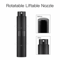 8ML Atomizer Perfume Spray Bottle for Travel, Empty Refillable Cologne Dispenser, Portable Sprayer (Matte Black) - Image 4