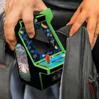 Galaga Micro Player Pro: Arcade Classics 2 Games in 1, Retro Mini Arcade Machine, Playable 6.75 Inch Collectible, Color Display - Image 6