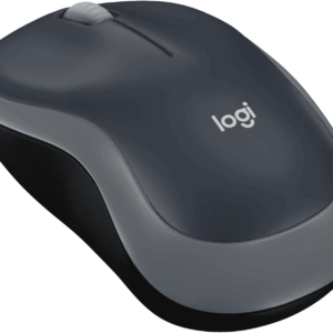 M185 Wireless Mouse, 2.4Ghz with USB Mini Receiver, 12-Month Battery Life, 1000 DPI Optical Tracking, Ambidextrous Pc/Mac/Laptop - Swift Grey