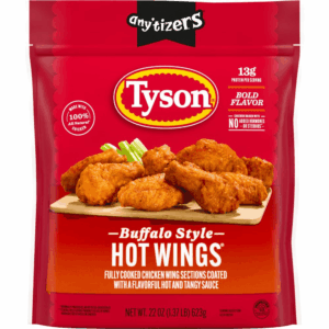Any'Tizers Buffalo Style Bone-In Chicken Wings, 22 Oz. (Frozen)