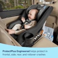 Contender Slim Convertible Car Seat, West Point, Space-Saving Design, Lightweight and Compact - Image 5