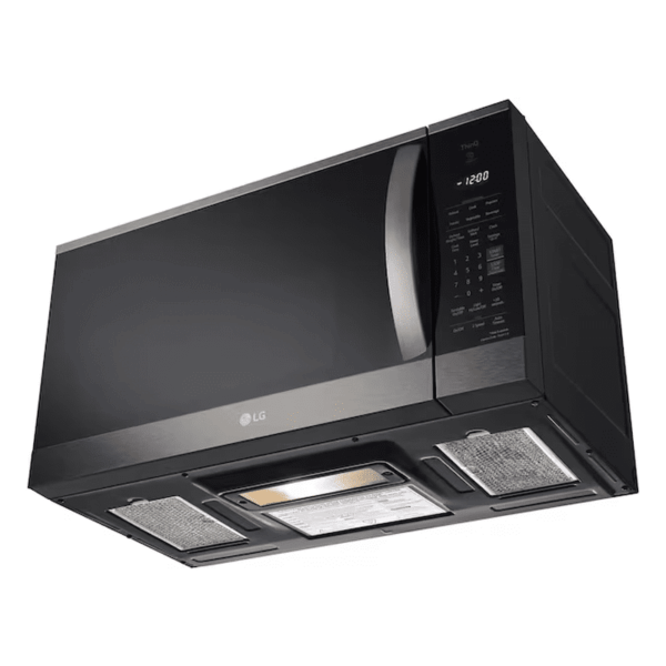 1.8-Cu Ft 29.88-In Over-The-Range Microwave with Sensor Cooking ( Printproof Black Stainless Steel ) - Image 9