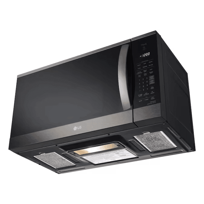 1.8-Cu Ft 29.88-In Over-The-Range Microwave with Sensor Cooking ( Printproof Black Stainless Steel ) - Image 9