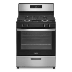 30-In 4 Burners 5.1-Cu Ft Freestanding Natural Gas Range ( Stainless Steel )