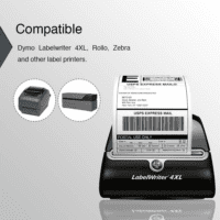- Compatible DYMO 1744907 (4" X 6") Shipping Labels, Perforated, Compatible with DYMO Labelwriter 4XL Rollo & Zebra, NOT Fit 5XL [10 Rolls/2200 Labels] - Image 4