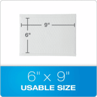 Bubble Mailers, 6 X 9 Inch, White Poly Mailers, Padded Envelopes, Shipping Envelopes, Water Resistant, Self Seal, 50 per Box (QUA85856), Plastic - Image 6