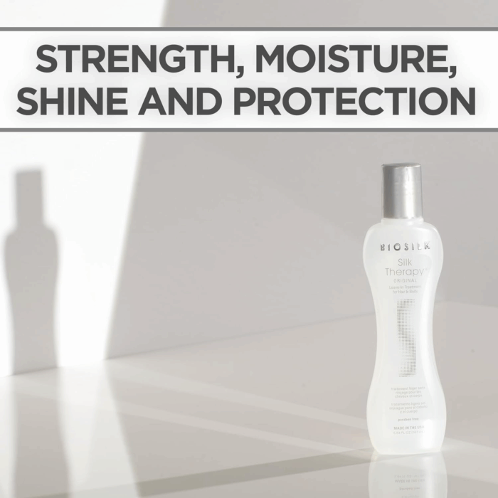 Silk Therapy Original, Reconstructing Treatment for Adding Shine & Helping Prevent Split Ends, Sulfate, Paraben, & Cruelty-Free, 5.64 Oz - Image 4
