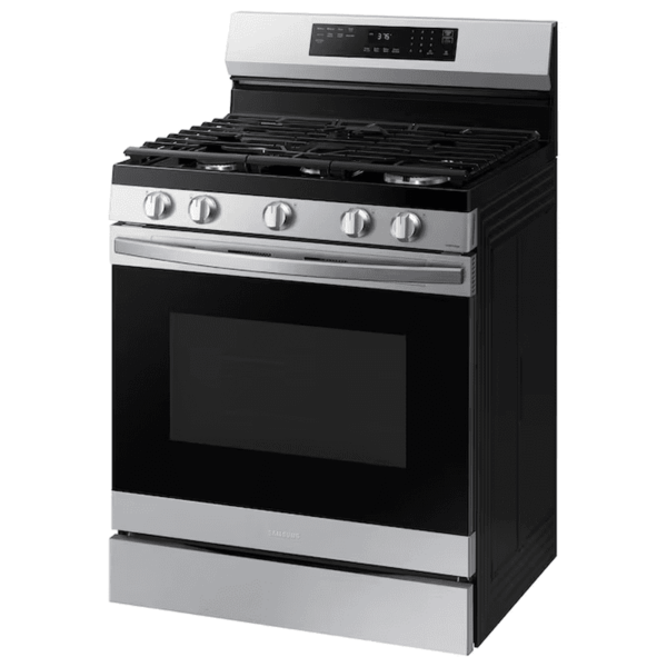 30-In 5 Burners 6.0-Cu Ft Air Fry Convection Oven Freestanding Natural Gas Range ( Fingerprint Resistant Stainless Steel ) - Image 7