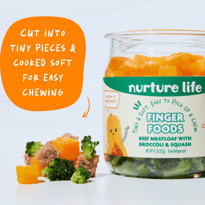 Finger Foods, Beef Chicken Pasta 6 Meal Variety Pack, Organic Focused Freshly Made Baby & Toddler Meals, Stage 3 Self-Feeding Ready to Eat Meals, Veggies, Proteins, Refrigerated Delivery - Image 5