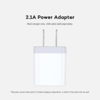 USB Wall Charger, Charger Adapter,  2-Pack 2.1A Dual Port Quick Charger Plug Cube for Iphone 15 14 13 12 11 Pro Max 10 SE X 8 7 plus Samsung Galaxy S23 S22 Power Block Fast Charging Box Brick - Image 2