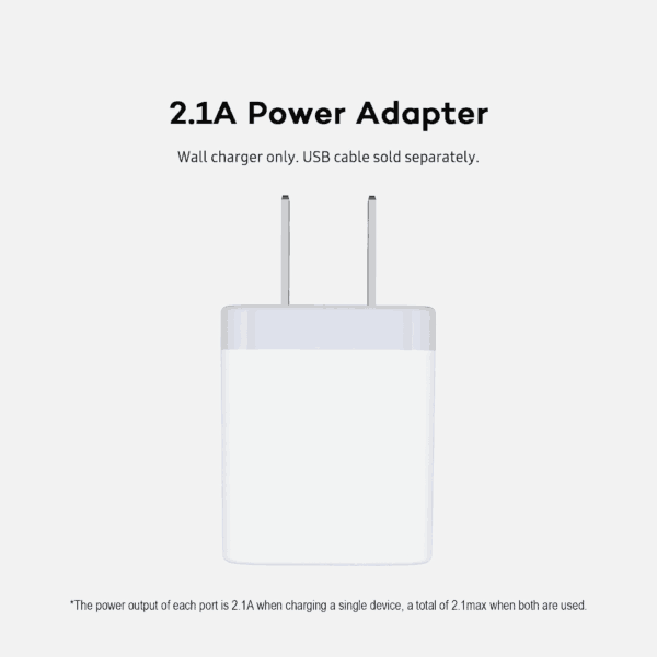 USB Wall Charger, Charger Adapter,  2-Pack 2.1A Dual Port Quick Charger Plug Cube for Iphone 15 14 13 12 11 Pro Max 10 SE X 8 7 plus Samsung Galaxy S23 S22 Power Block Fast Charging Box Brick - Image 2