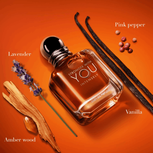- Stronger with You Intensely - Cologne for Men - Fougère Ambery Woody Men’S Fragrance - Pink Pepper, Lavender, Vanilla Notes - Image 2