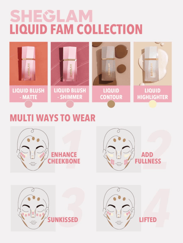 Color Bloom Liquid Blush Makeup for Cheeks Matte Finish - Float On - Image 6
