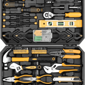 228 Piece Socket Wrench Auto Repair Tool Combination Package Mixed Tool Set Hand Tool Kit with Plastic Toolbox Storage Case