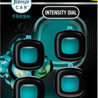 Unstopables Car Odor-Fighting Car Freshener Vent Clip Fresh Scent, .07 Oz. Car Vent Clip, Pack of 4