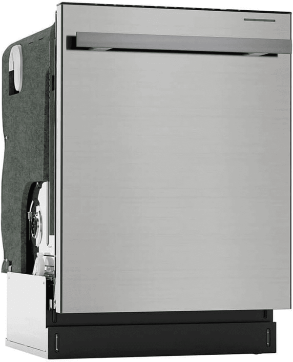 Slide-In Dishwasher, Stainless Steel Finish, 24" Wide, Soil Sensors, Premium White LED Interior Lighting, Smooth Glide Rails, Heated Dry Option, Responsive Wash Cycles, Power Wash Zone - Image 2