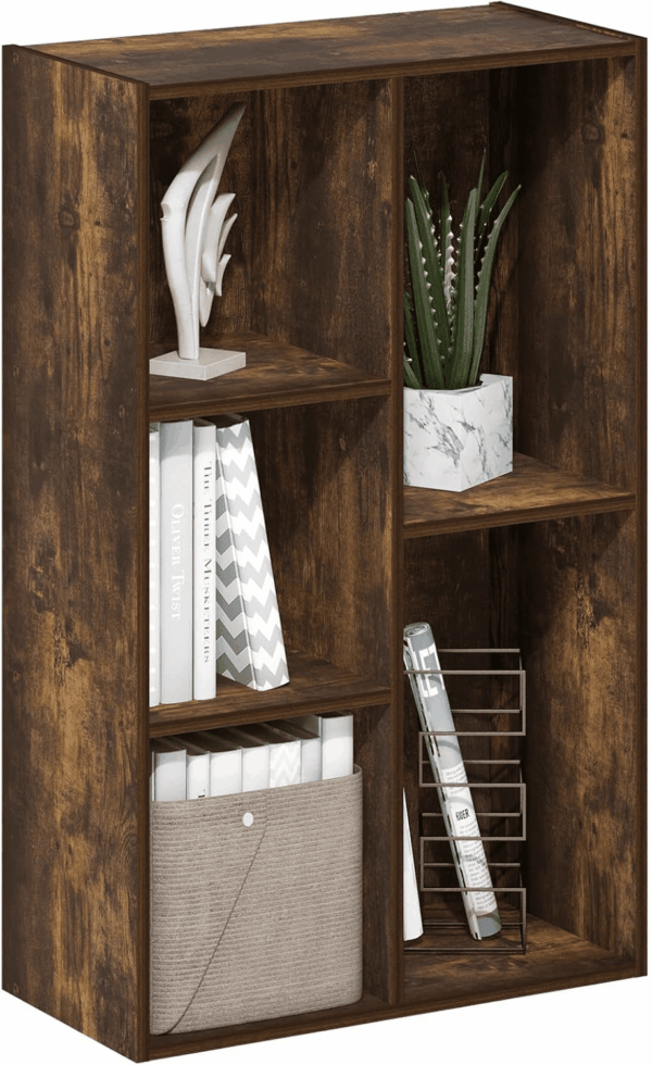 Luder 5-Cube Reversible Open Shelf, Amber Pine - Image 4