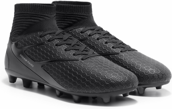 Men'S High-Tops Soccer Cleats Lace-Up Adult Football Shoes Lightweight Professional Athletic Training Soccer Shoes - Image 6