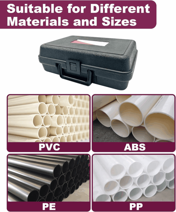 4 Pcs PVC Pipe Reamer Kit with 1-1/2Inch, 2Inch, 3Inch, 4Inch, 1 Carbide Insert, Aluminum PVC Fitting Saver, Plumbing Tools for SCH40 - Image 4