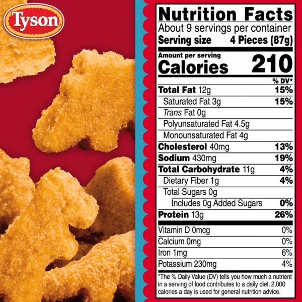 Fully Cooked Fun Dinosaur Chicken Nuggets, 29 Oz (Frozen) - Image 2