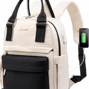 Mini Backpack for Women Stylish Waterproof Backpack Purse with USB Port, Cute Bookbag for College School Travel