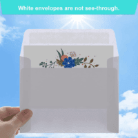 70 Packs Invitation Envelopes, A2 Envelopes White, Postcard Envelopes, Envelopes for 4.5X5.5 Cards, Envelopes for Invitations, Envelopes Self Seal for Photos RSVP, Greeting Cards - Image 4