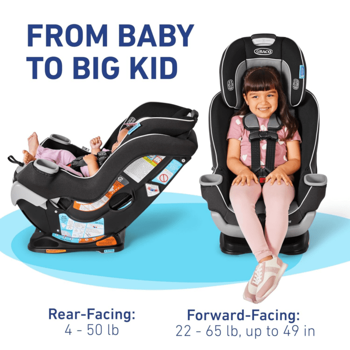 Extend2Fit Convertible Car Seat, Spire, Safe and Comfortable Ride Designed for Growing Children - Image 3