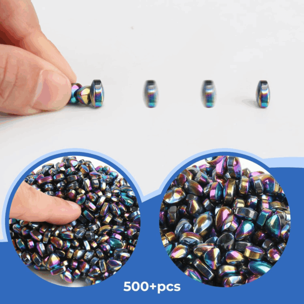 550Pcs Ferrite Putty, Fidget Toys, Fidget Toys Adults, Desk Fidgets Toys for Office Stress/Anxiety Relief ,Adults Gifts - Image 5