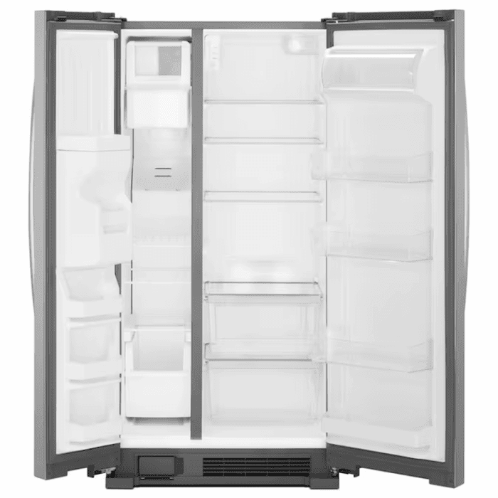 24.6-Cu Ft Side-By-Side Refrigerator with Ice Maker ,Water and Ice Dispenser ( Fingerprint Resistant Stainless Steel ) - Image 11