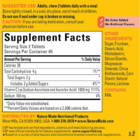 Extra Strength Dosage Chewable Vitamin C 1000 Mg per Serving, Dietary Supplement for Immune Support, 90 Tablets, 45 Day Supply - Image 5