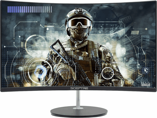 Curved 24-Inch Gaming Monitor 1080P R1500 98% Srgb HDMI X2 VGA Build-In Speakers, VESA Wall Mount Machine Black (C248W-1920RN Series) - Image 9
