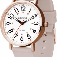 Nurse Watch for Medical Professionals Students Women Men, Analog Nursing Watches with 30M Waterproof 12/24 Hour Military Time, Second Hand, Easy to Read, Colorful Silicone Band