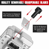 Deburring Tool for PVC Pipe, Plumbing Tools, Professional Plastic Pipe Deburring Tool, for Pipe Burring of Six Pipe Sizes from 1-1/4 to 4-Inch, PVC Chamfer Tool Leaves Pipe Edges Smooth. - Image 5