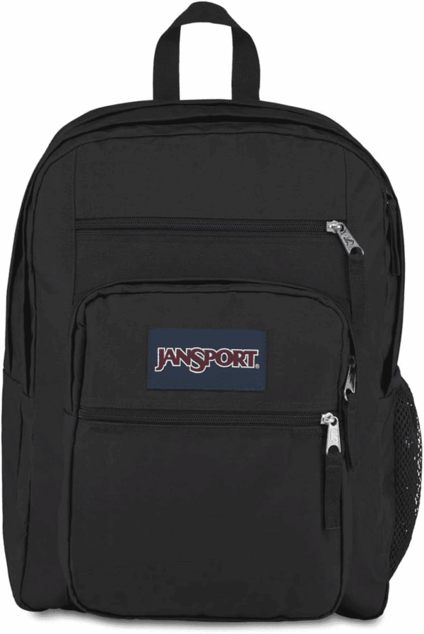 Laptop Backpack - Computer Bag with 2 Compartments, Ergonomic Shoulder Straps, 15” Laptop Sleeve, Haul Handle - Black