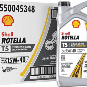 T5 Synthetic Blend 15W-40 Motor Oil, 1 Gallon (3 Pack)
