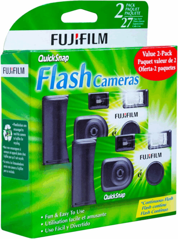 Quicksnap Flash 400 One-Time-Use Camera - 2 Pack - Image 5