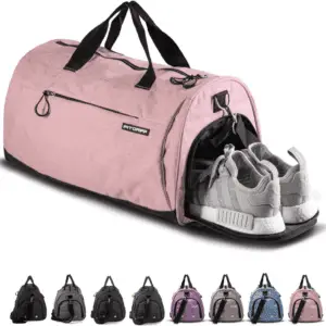 ® Gym Bag for Men & Women with Shoe & Wet Compartment - Duffle Bag for Travel, Sports, Fitness & Workout