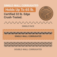 Corrugated Cardboard Box 9"L X 7"W X 5"H (Pack of 25), Cardboard Boxes Perfect for Moving, Storing, Packing & Shipping, Ideal for Small & Medium Items, Storage, and Mailing - Image 4